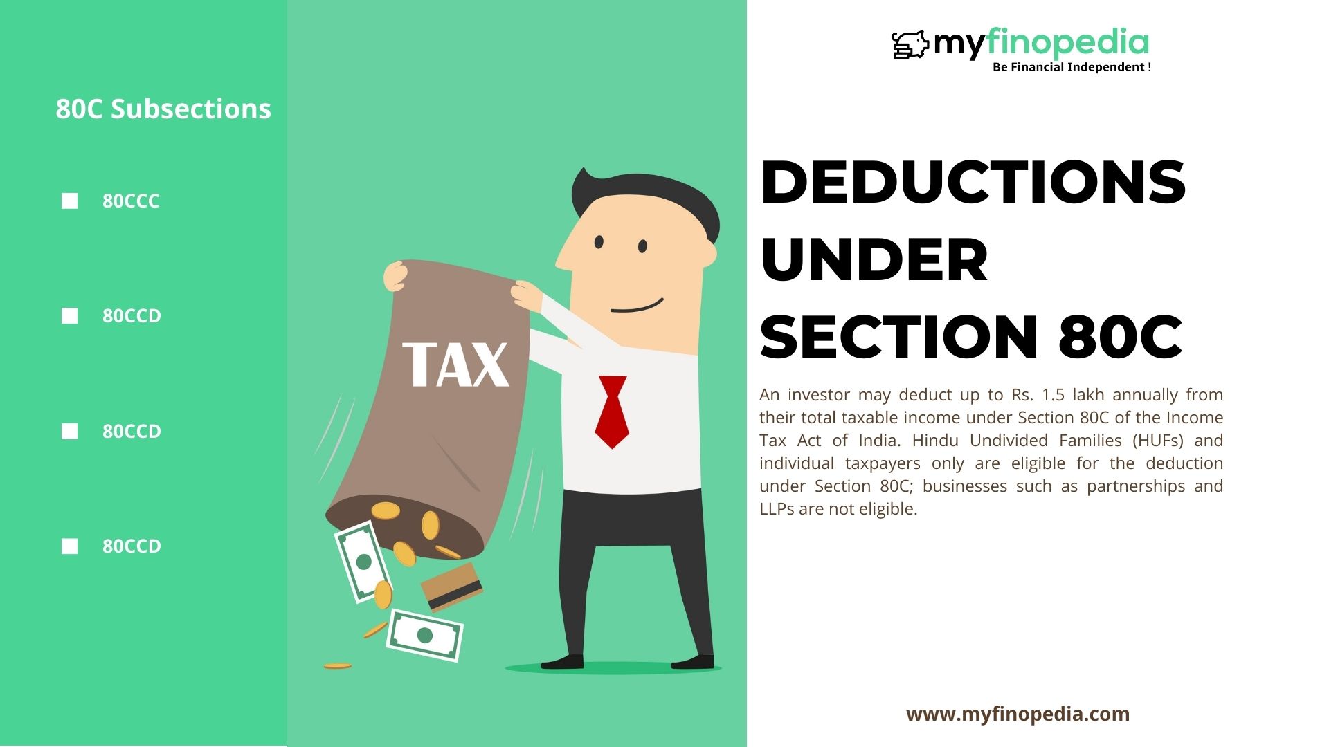 Deductions Under Section 80C- Benefits & Works