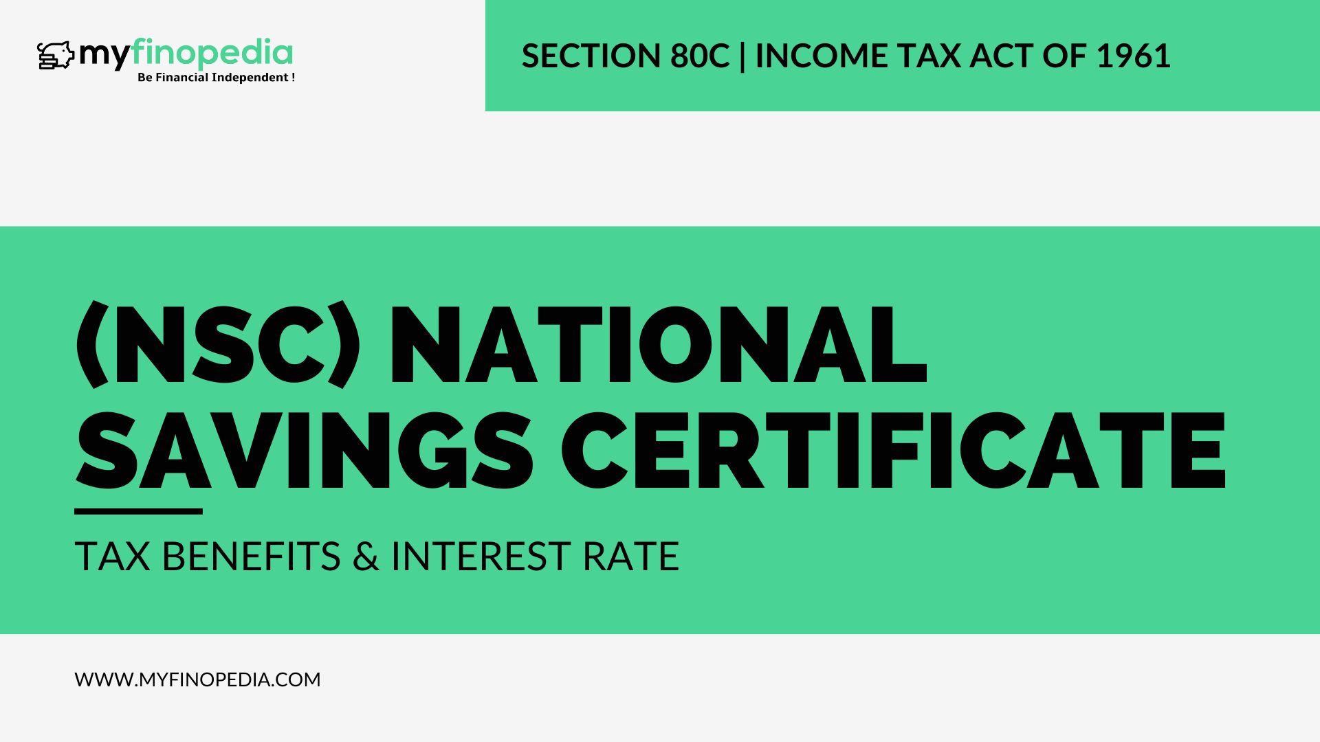 National Savings Certificate (NSC): All Features & Tax Benefits